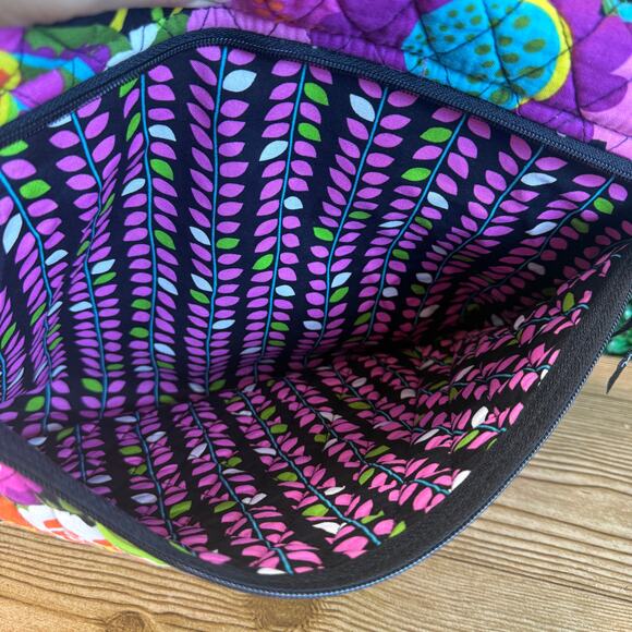 Vera Bradley Messenger Bag in Va Va Bloom Computer Bag Shoulder Bag College - Picture 8 of 10